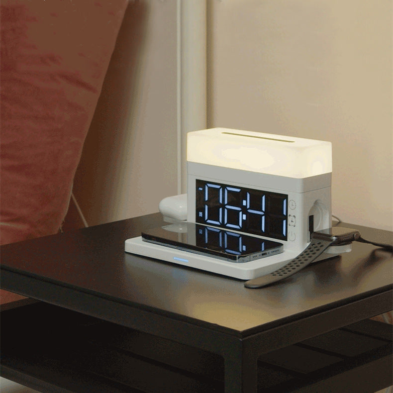 Night Light Clock Multifunctional Wireless Charger - SustainCharge