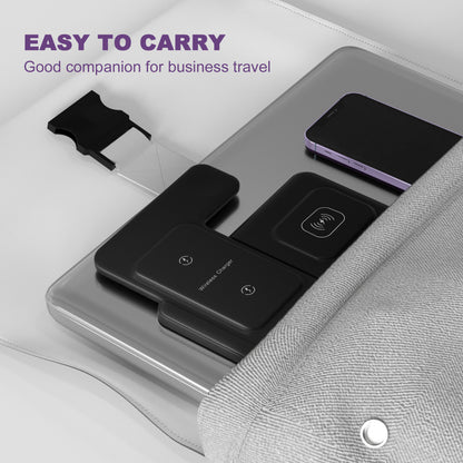 Vertical Bracket Fast Charging Base Three-in-one Wireless Charger - SustainCharge
