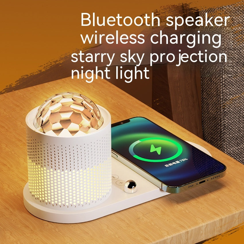 Bluetooth Speaker Wireless Charger Starry Sky Small Night Lamp - SustainCharge