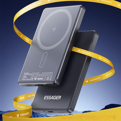 Cross-boundary Magnetic Portable Wireless Charging Power Supply - SustainCharge