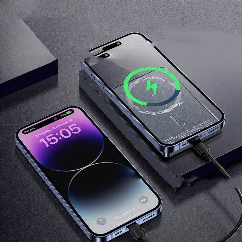 Cross-boundary Magnetic Portable Wireless Charging Power Supply - SustainCharge
